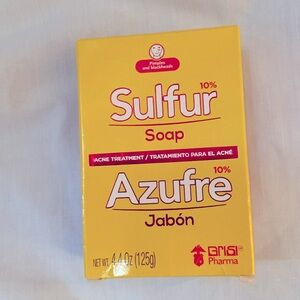 Sulfur soap (jabón‎ de azufre)